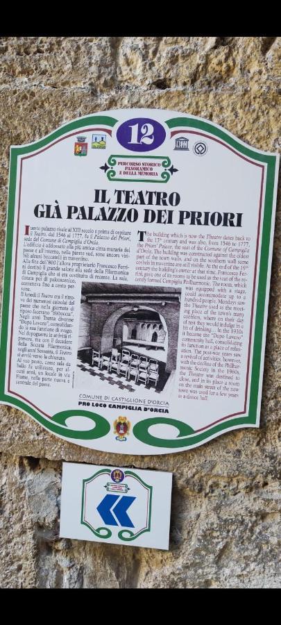 La Casa Del Teatro Apartment Campiglia d'Orcia ภายนอก รูปภาพ